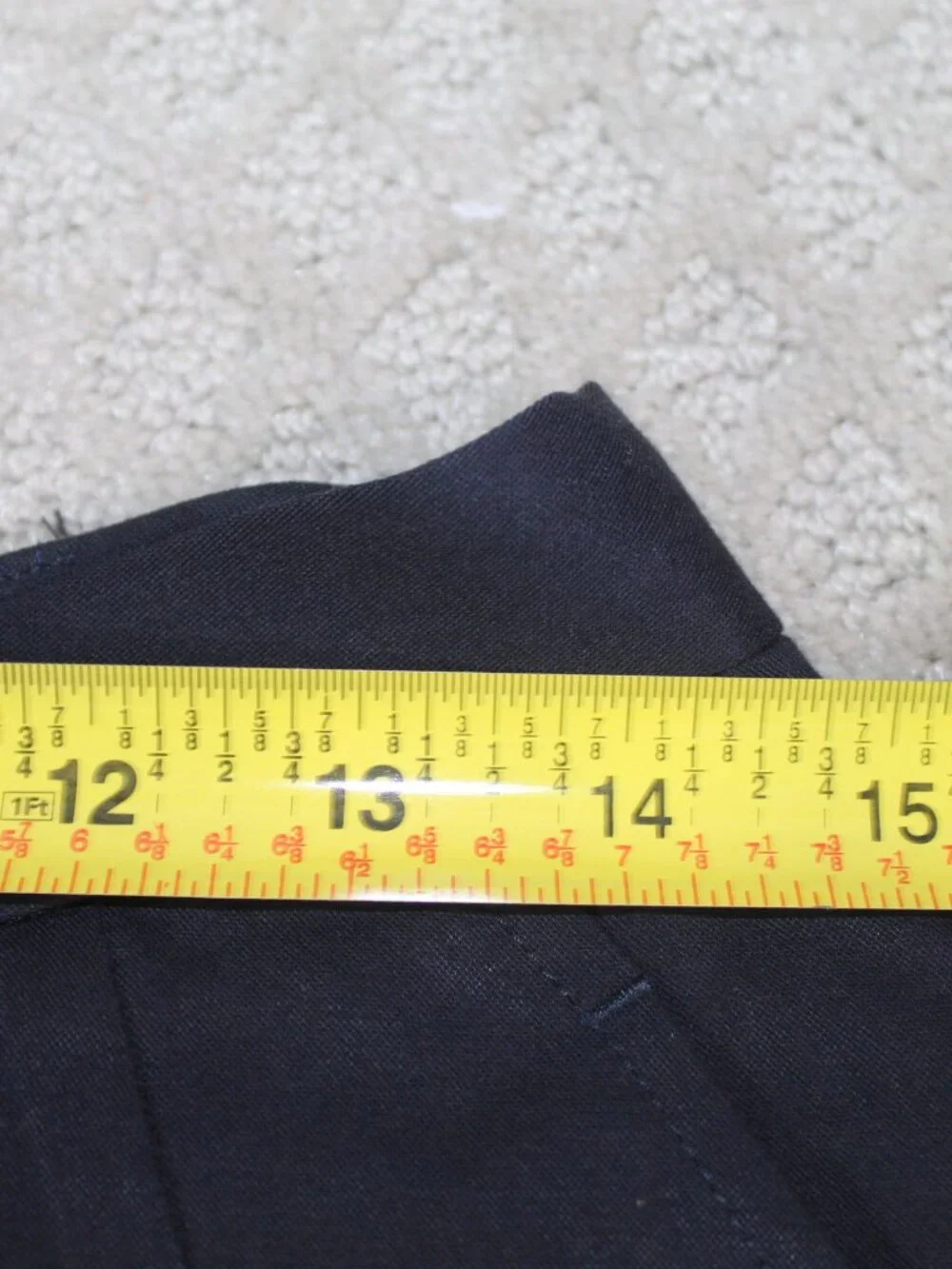 Talbots Size 10 Navy Blue Fully Lined Pleated Front Dress Pants